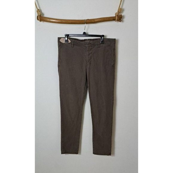 Incotex Chino Pants Brown Cotton Stretch Comfort Slim Fit‎ Slowear Size 3… - Picture 1 of 12
